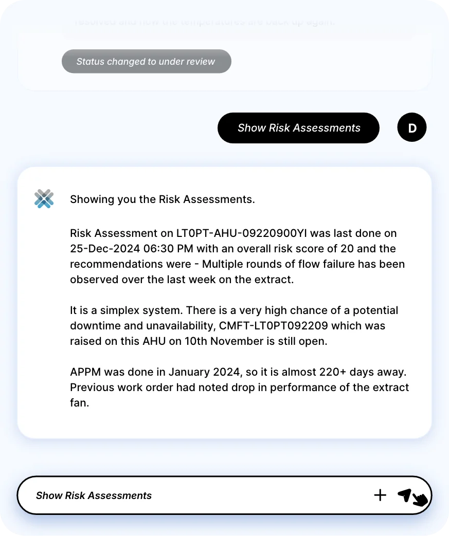An overview of the DIIV AI agent page displayed on the application interface